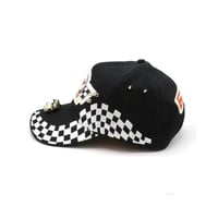 Image 2 of Black Racing 1 - Solid Hat