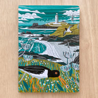 Image 1 of A5 Lined / Plain Notebook Oystercatchers