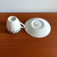 Image 5 of Arabia Finland Katinka Espresso Cup Trio Set