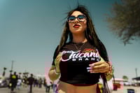 Image 2 of Chicana Rose Crop Top Shirt