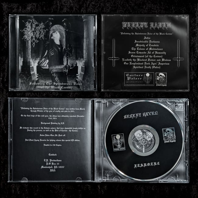 Bereft Raven "Following The Splendourous Voice of the Black Corvus" CD