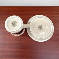 Image 4 of Arabia Finland Ruija Coffee Cup Trio Set