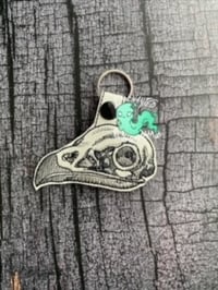 Image 1 of Keyfob - Raptor Skull