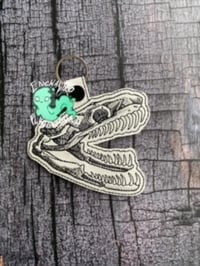 Image 1 of Keyfob - Snake Skull
