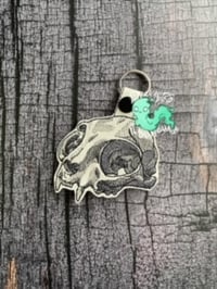 Image 1 of Keyfob - Cat Skull