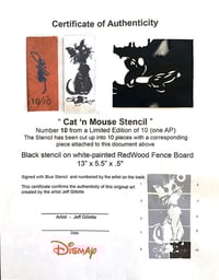 Image 2 of Cat 'N Mouse Stencil