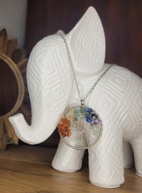 Image 2 of Tree of Life Circle Necklace
