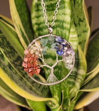 Image 3 of Tree of Life Circle Necklace
