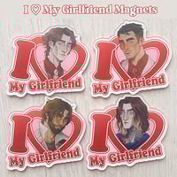 I ♡ My Girlfriend JayVik Magnets