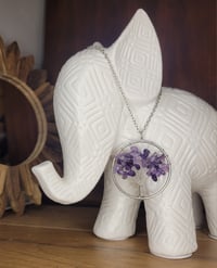 Image 2 of Amethyst Tree of Life Necklace