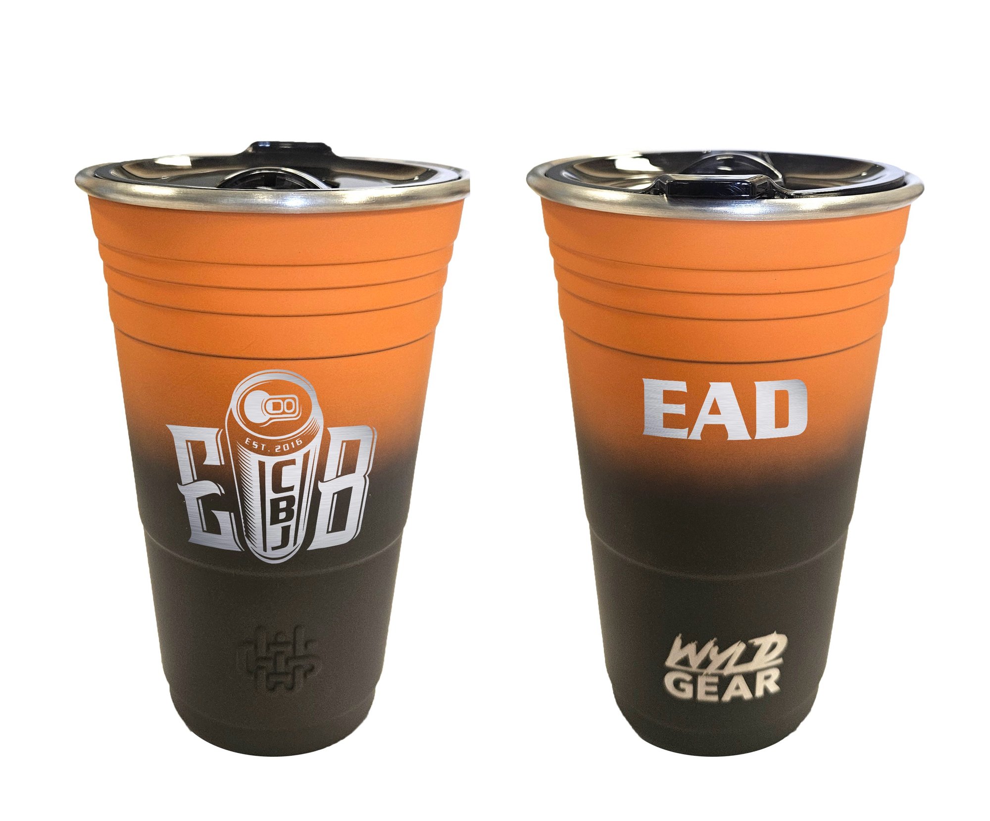 Image of Orange/Grey EB S0L0 Cup Preorder