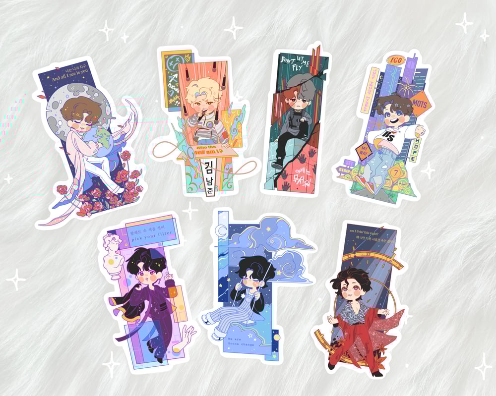Image of Bangtan stickers set