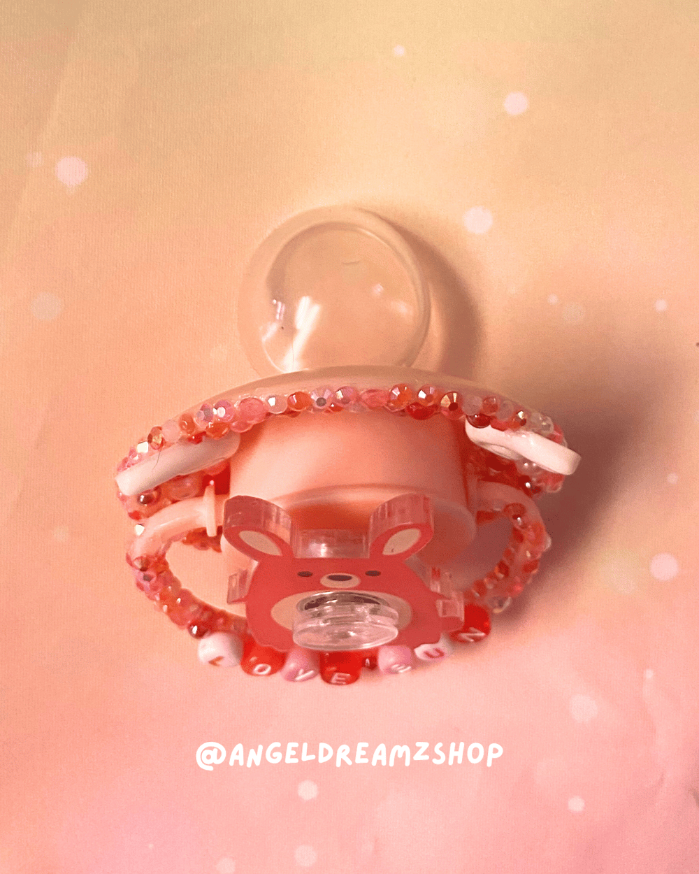 Image of Love Bun Fidget Spinner Adult Pacifier