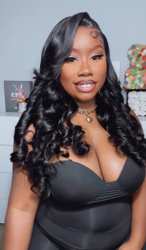 Image of Black Body Wave 5x5 HD Lace Closure Wig in 24”