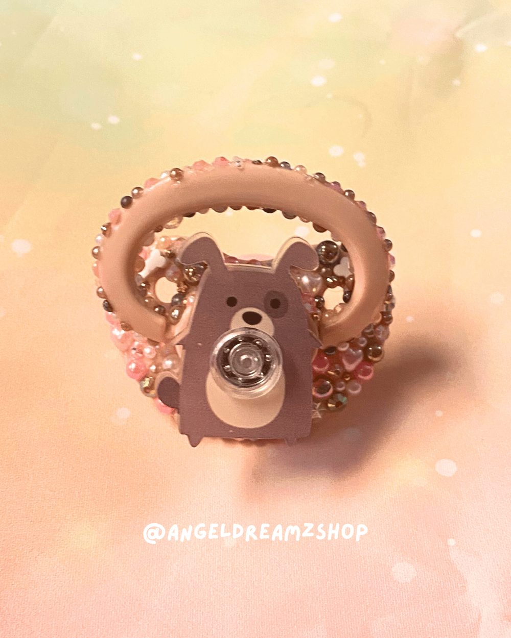 Image of Puppy Love Fidget Spinner Adult Pacifier