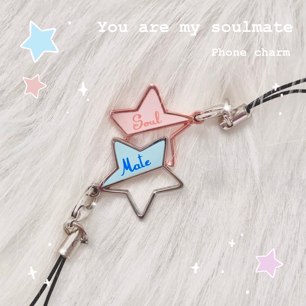 Image of 🌟 Bts you are my soulmate phone charm 🌙