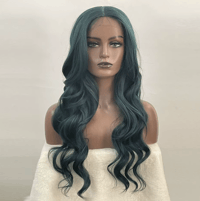 Image 3 of 26 Inch Synthetic Body Wave Lace Front Wig