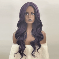Image 4 of 26 Inch Synthetic Body Wave Lace Front Wig