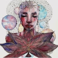 Image 2 of Many Moons, Eco Bamboo Fine Art Print
