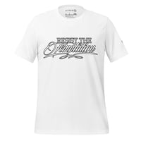 White Resist The Temptation T-shirt