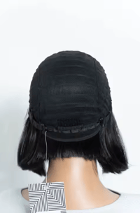 Image 5 of Short Middle Part Synthetic Bob Wig