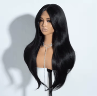 Image 1 of 26 Inch Layered Straight Synthetic Wig
