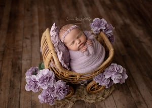 Image of Brushed Knit Set / iris & lavender