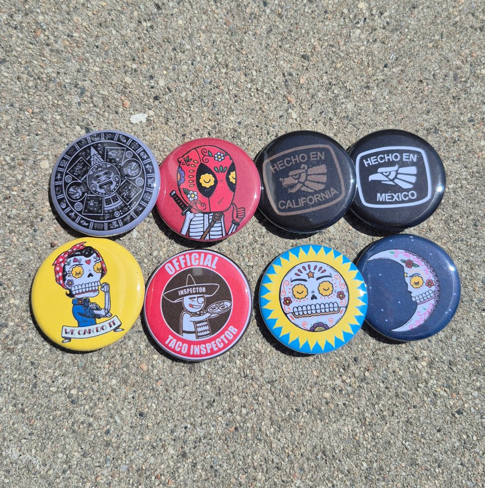 (2) 1.25" Pinback Buttons of your choice