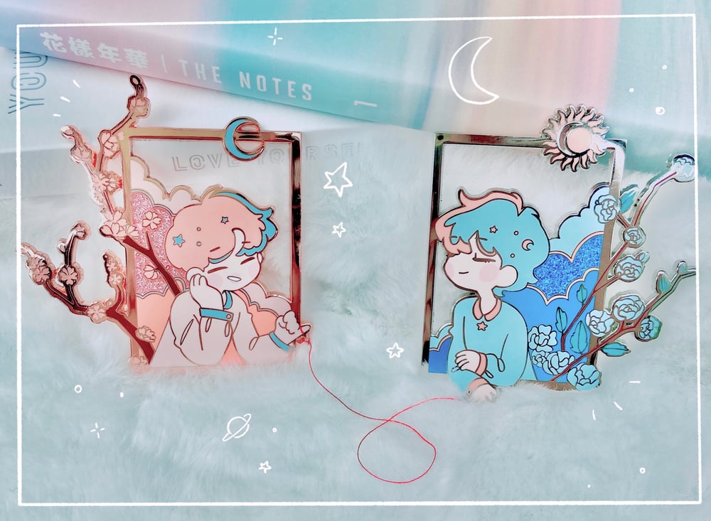 Image of 🌟 VMIN soulmate enamel pins 🌙