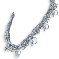 Image 3 of PURRING DRAGON 𒌐 Metallic Pendant Necklace