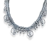 Image 2 of PURRING DRAGON 𒌐 Metallic Pendant Necklace