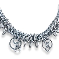 Image 4 of PURRING DRAGON 𒌐 Metallic Pendant Necklace