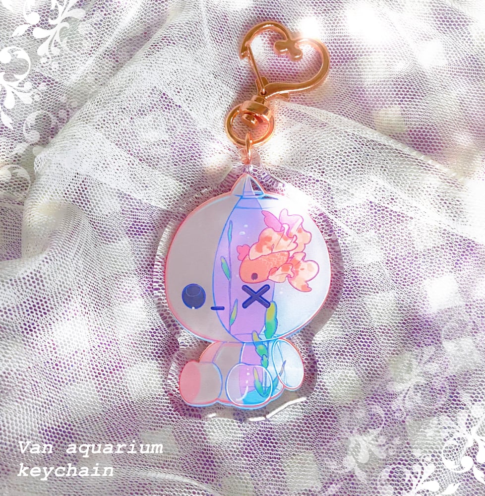 Image of 🐠 Bt21 van aquarium keychain 🤖