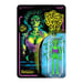 Image of Return of the Living Dead Female Poster Zombie (Blacklight) 3 3/4-Inch ReAction Figure
