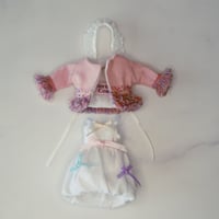 Image 5 of Nineteen zero six Friend and fools exclusive  - Puffball dress and Fringe trim Jacket