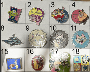 Image of Assorted Mystery Pins 6