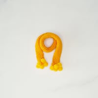 Image 2 of Nineteen zero six Friends and Fools exclusive - Scarf with pompom trim - Orange