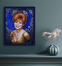 Image 4 of Barbra streisand portrait study original painting 