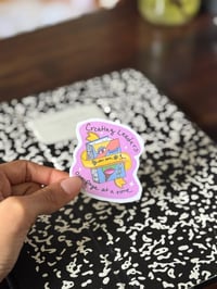 Image 2 of Creating Leaders One Page At A Time Vinyl Sticker