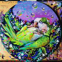 Dreamy quaker original painting 