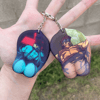 Mini Mousepad Keychains