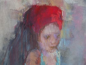Image of Figure in pastel 'A Quiet Moment'