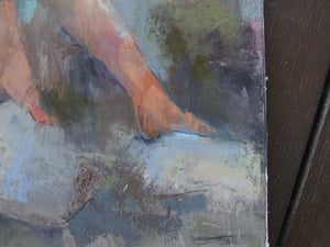 Image of Figure in pastel 'A Quiet Moment'