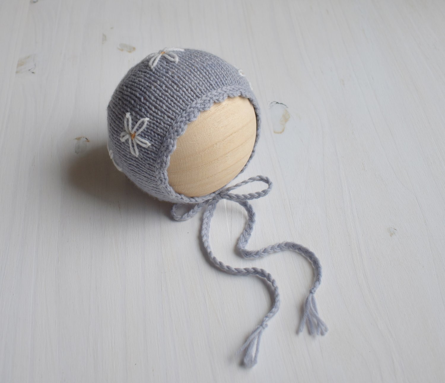 Image of Dusty Blue Daisy Bonnet