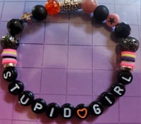 Image 1 of 🩷Garbage - Stupid Girl Bracelet🩷