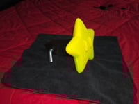 Image 3 of Glow in the Dark Hitch Cover - Yellow Star - Glows Yellow!