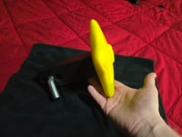 Image 5 of Glow in the Dark Hitch Cover - Yellow Star - Glows Yellow!