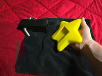 Image 7 of Glow in the Dark Hitch Cover - Yellow Star - Glows Yellow!