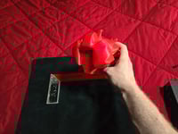 Image 5 of Glow in the Dark Hitch Cover - Red Flames - Glows Orange/Red!