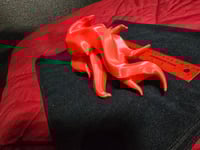 Image 6 of Glow in the Dark Hitch Cover - Red Flames - Glows Orange/Red!